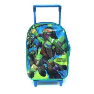 Trolley Zaino Asilo con manico orientabile Tartarughe Ninja Deluxe