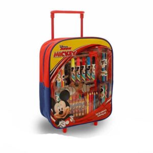 Trolley Topolino trasparente con accessori