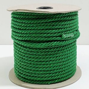 Cordoncino 3 Capi Verde Smeraldo 5 mm x 50 mt *