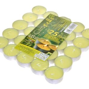 Confezione Tealight alla Citronella 25 pz