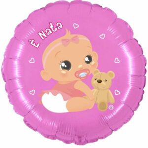 Palloncino Mylar 18” 45 cm E’ Nata *