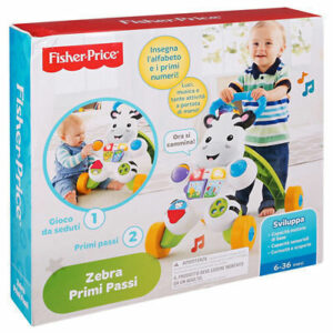 Fisher Price Zebra Primi Passi Spingibile *