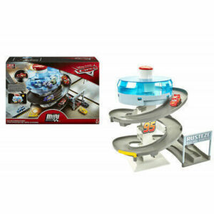 Mattel Cars 3 Pista Rotante con Veicolo Lightning McQueen *