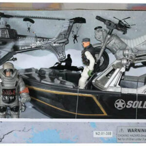 Soldier Combat playset con barca *