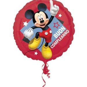 Palloncino Mylar 45 cm Topolino – Buon Compleanno