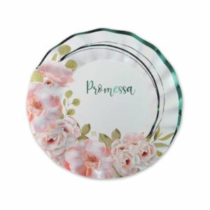 Piatti in carta 20 cm Promessa Floral 8 pezzi *