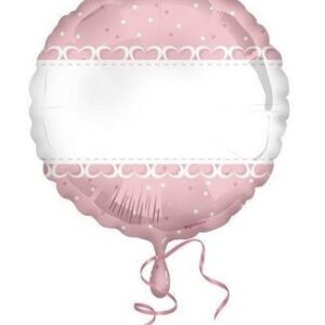 Palloncino Mylar 18” 45 cm Rosa personalizzabile *