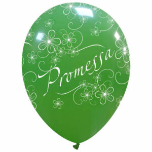 Palloncino in Lattice 12” verdi con stampa Promessa100 pezzi *