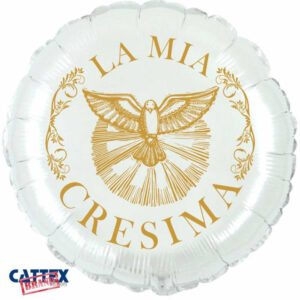 Palloncino Mylar 18” 45 cm Cresima *