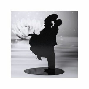 Cake Topper Sagoma Sposo con Sposa in braccio *