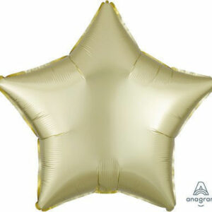 Palloncino Mylar 17″ 42 cm Stella Satinato Giallo Pastello