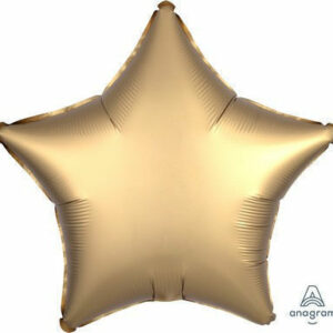 Palloncino Mylar 17″ 42 cm Stella Satinato Oro