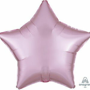 Palloncino Mylar 17″ 42 cm Stella Satinato Rosa Pastello