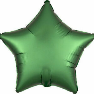 Palloncino Mylar 17″ 42 cm Stella Satinato Verde Smeraldo