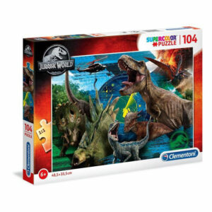 Puzzle 104 Supercolor Jurassic World *