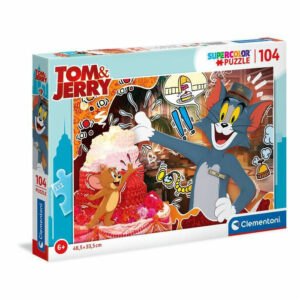 Puzzle 104 Supercolor Tom & Jerry *