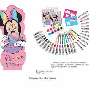 Maxi Set Sagomato Minnie con colori e accessori *