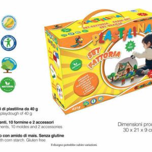 Set Fattoria Plastilina 21 pezzi *