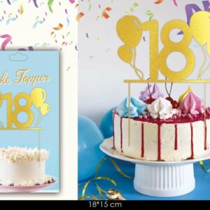 Cake Topper 18 Anni