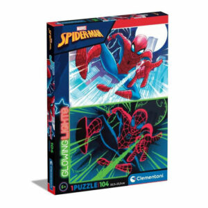 Puzzle 104 Spiderman Glowing Lights *