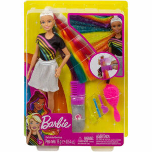 Barbie capelli arcobaleno *