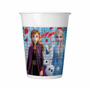 Bicchieri plastica 200 ml Frozen II 8 pezzi *