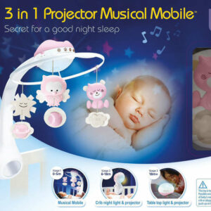 Infantino 2 in 1 Proiettore Musicale ROSA *