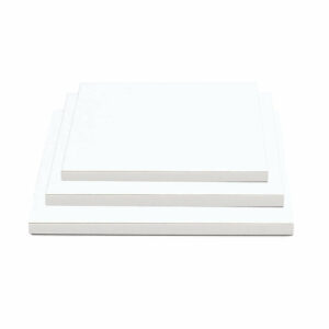 Cake Board Bianco Quadrato 20×20 cm spessore 1,2 cm *