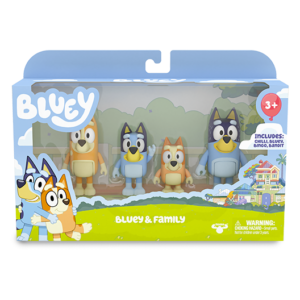 Bluey set 4 personaggi assortiti *