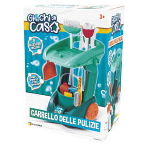 Carrello delle Pulizie con 8 accessori *