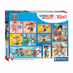 Puzzle Supercolor 10 in 1 Paw Patrol *