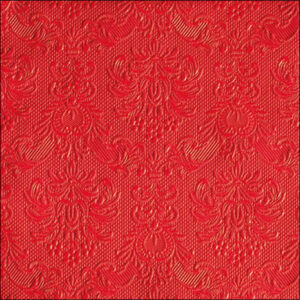 Tovaglioli 33×33 cm Elegance Pearl Red 15 pezzi *