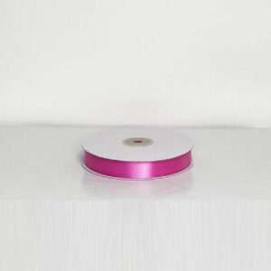 Rotolo Nastro Doppio Raso Fucsia 6 mm 50 metri *