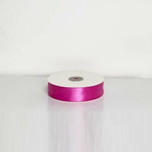 Rotolo Nastro Doppio Raso Fucsia 25 mm 50 metri *