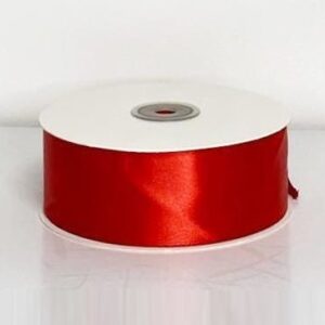 Rotolo Nastro Doppio Raso Rosso 40 mm 50 metri *