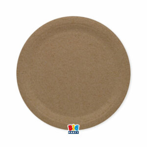 Piatti in Carta Ecolor 24 cm Kraft 25 pz