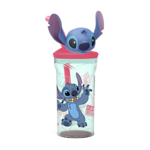 Lilo & Stitch Bicchiere con cannuccia 3D Tritan