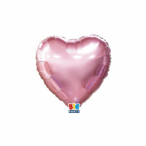 Palloncini Mylar Cuore 9” 25 cm Rosa Metal 5 pezzi *