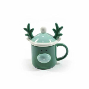 Mug in ceramica con coperchio *