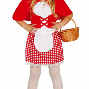 Costume ragazzina rossa 5/6 anni *