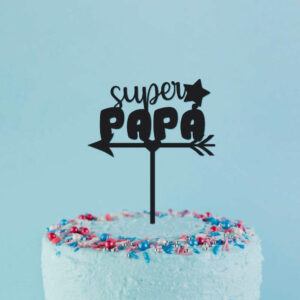 Cake Topper Super Papà