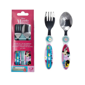 Minnie set 2 posate in acciaio