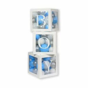 Set 3 scatole BOY per palloncini