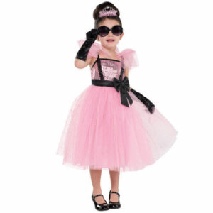 Costume Bambina Principessa Diva Taglia 4/6 Anni