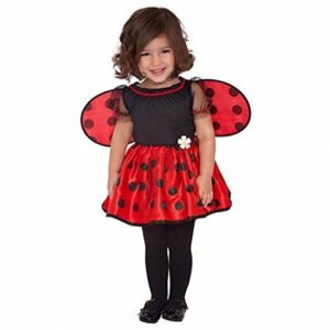 Costume Bambina Coccinella Taglia 12/24 Mesi