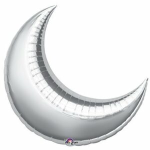 Palloncino Super Shape Luna Argento 89 cm