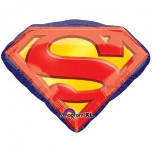 Palloncino Mylar Super Shape Stemma Superman 66 cm