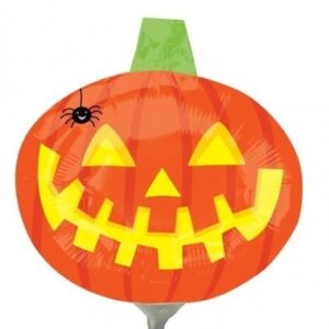 Palloncino Mylar Mini Shape Zucca con Ragno