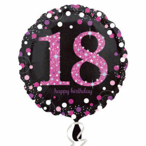 Palloncino Mylar 18” Diciotto Anni Pink