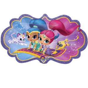 Palloncino Mylar Super Shape Shimmer & Shine 68×40 cm